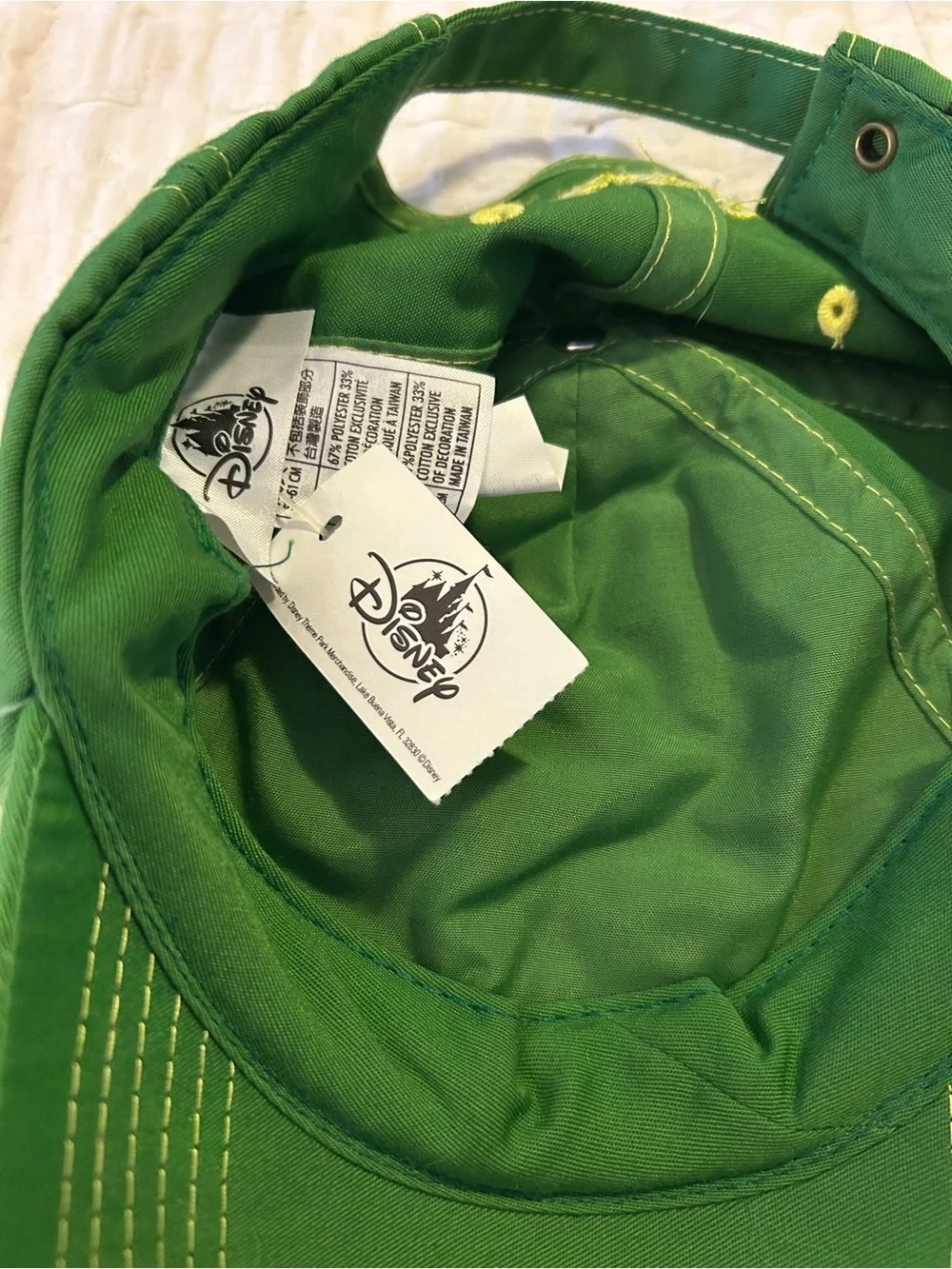 Disney Parks Peter Pan “Off to Never Land” Adjustable Baseball Cap Hat | NWT